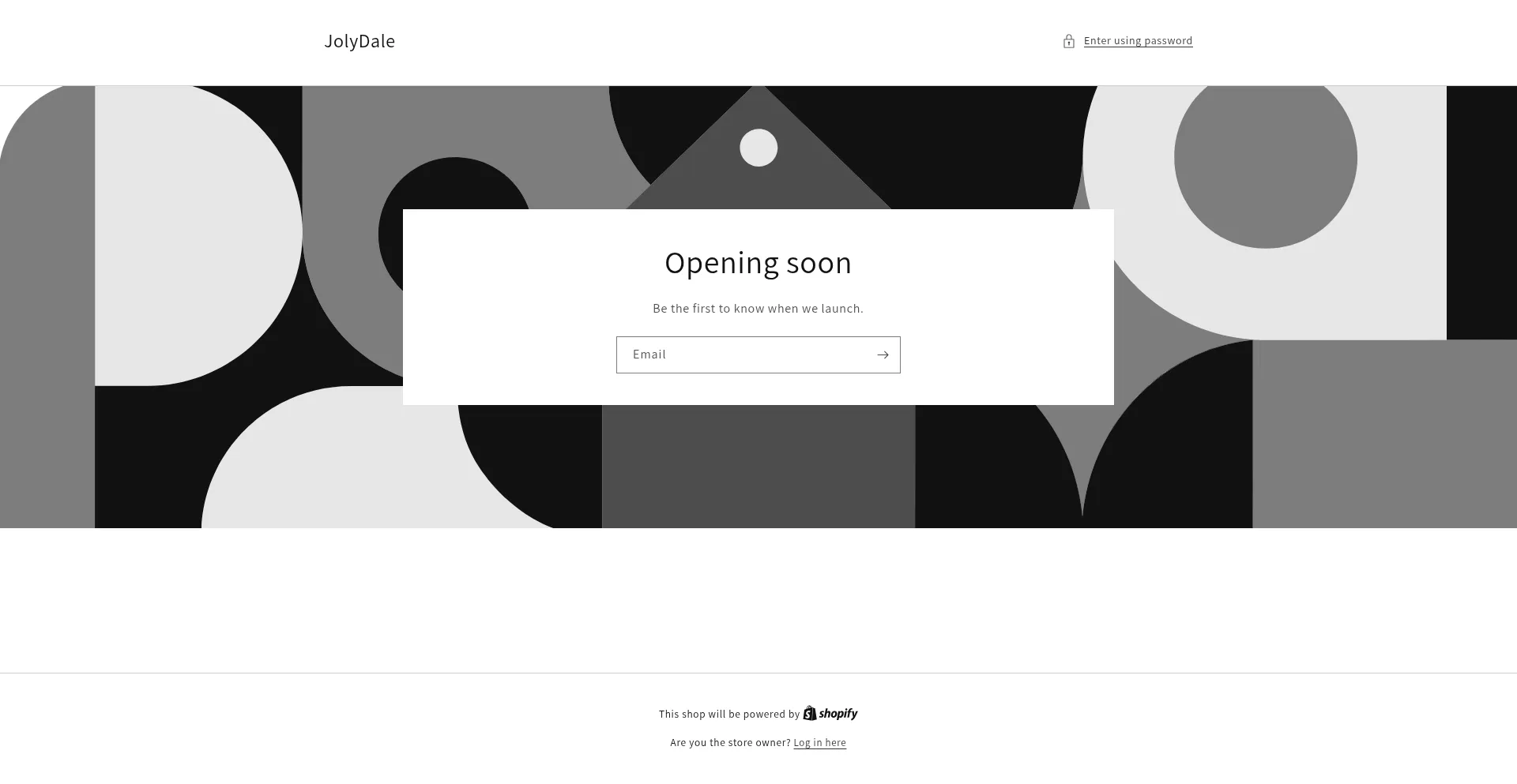 Website screenshot of Jolydale.com