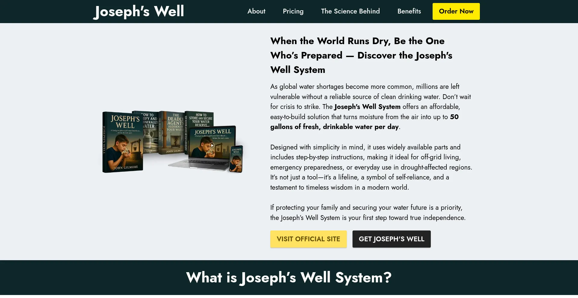 ¿És Seguro y Confiable Josephs-well.com?
