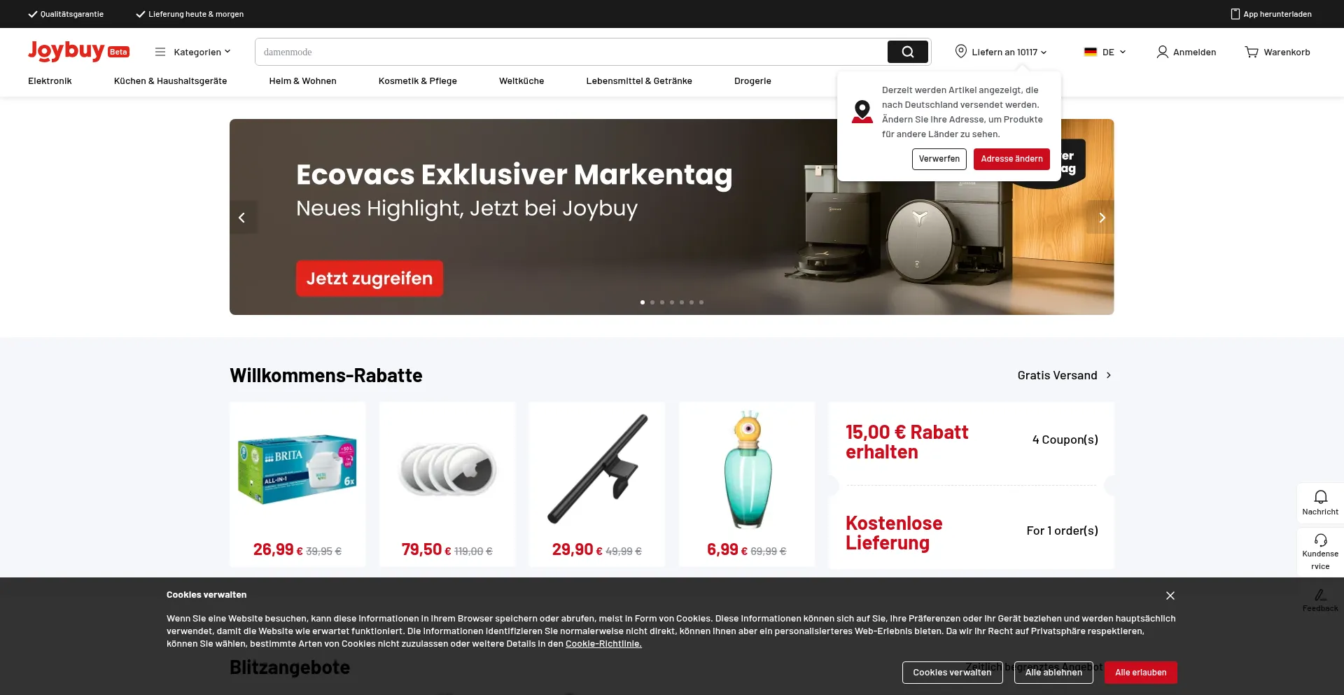 ¿És Seguro y Confiable Joybuy.de?