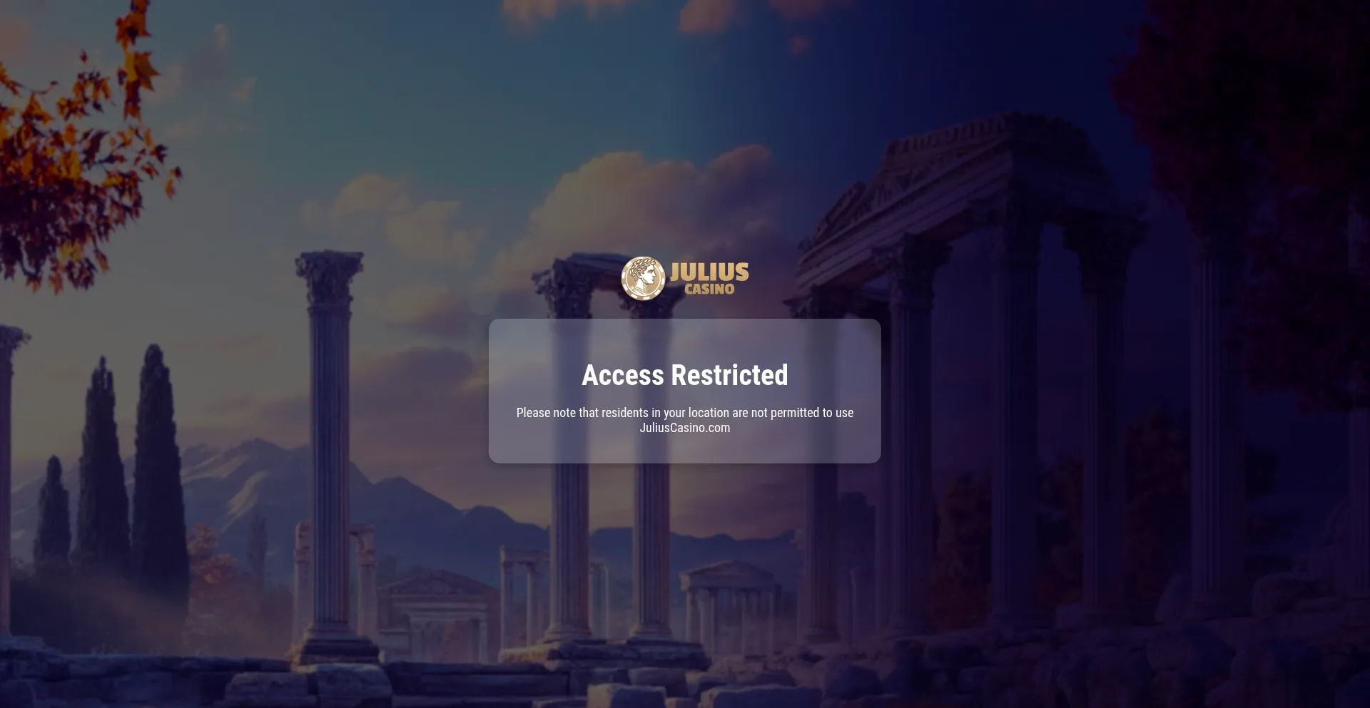 ¿És Seguro y Confiable Juliuscasino1.com?