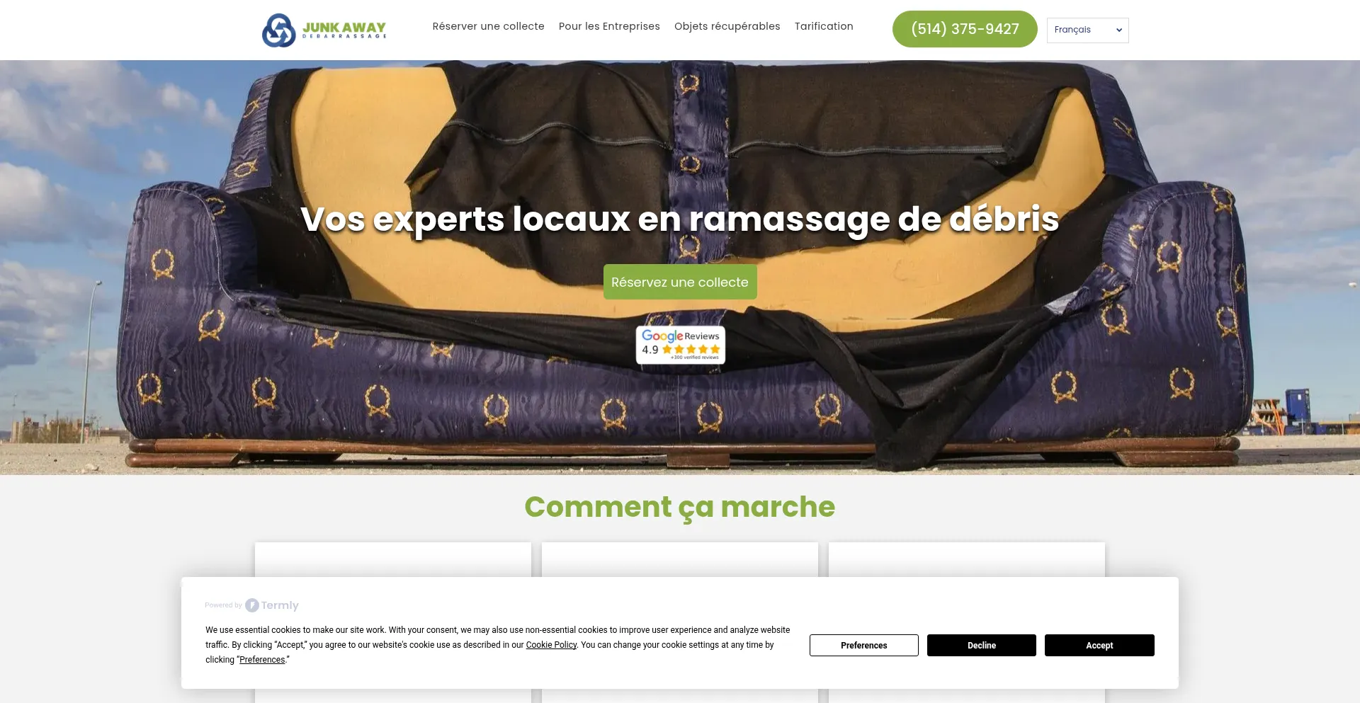 ¿És Seguro y Confiable Junkawaymontreal.com?