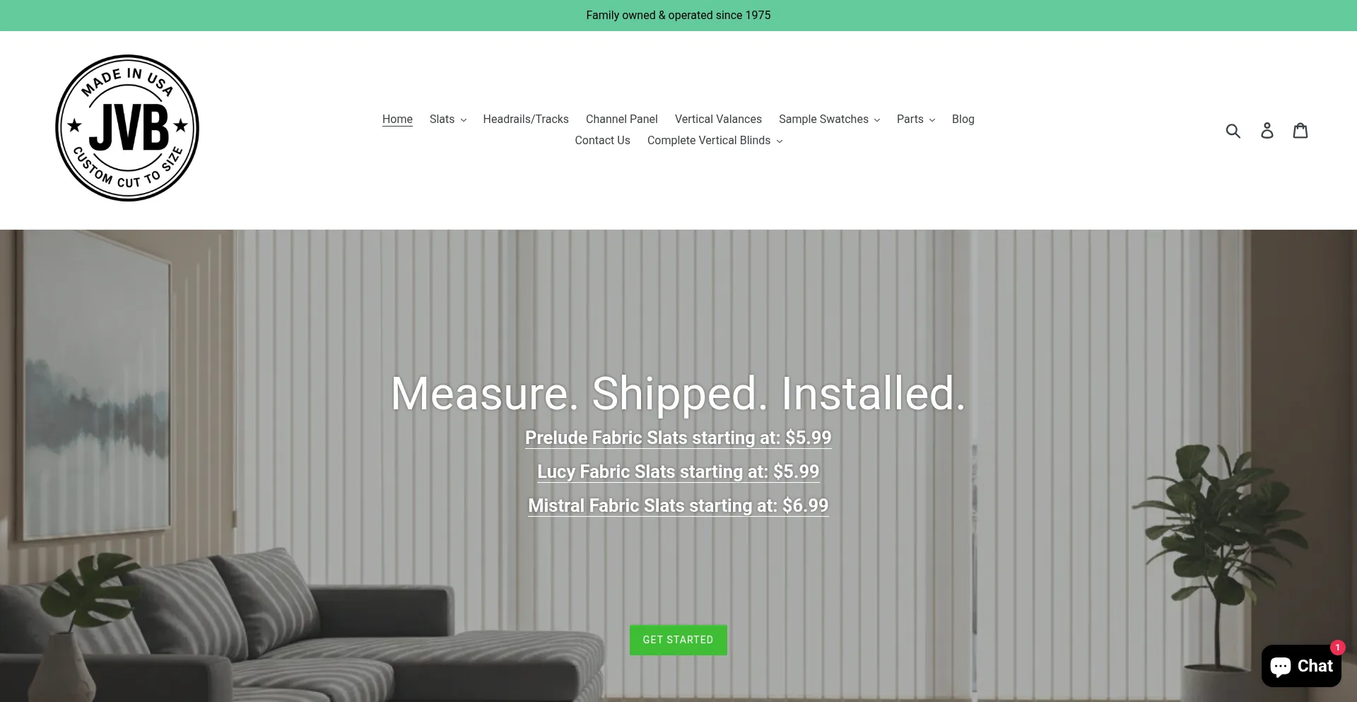 Justverticalblinds.com
