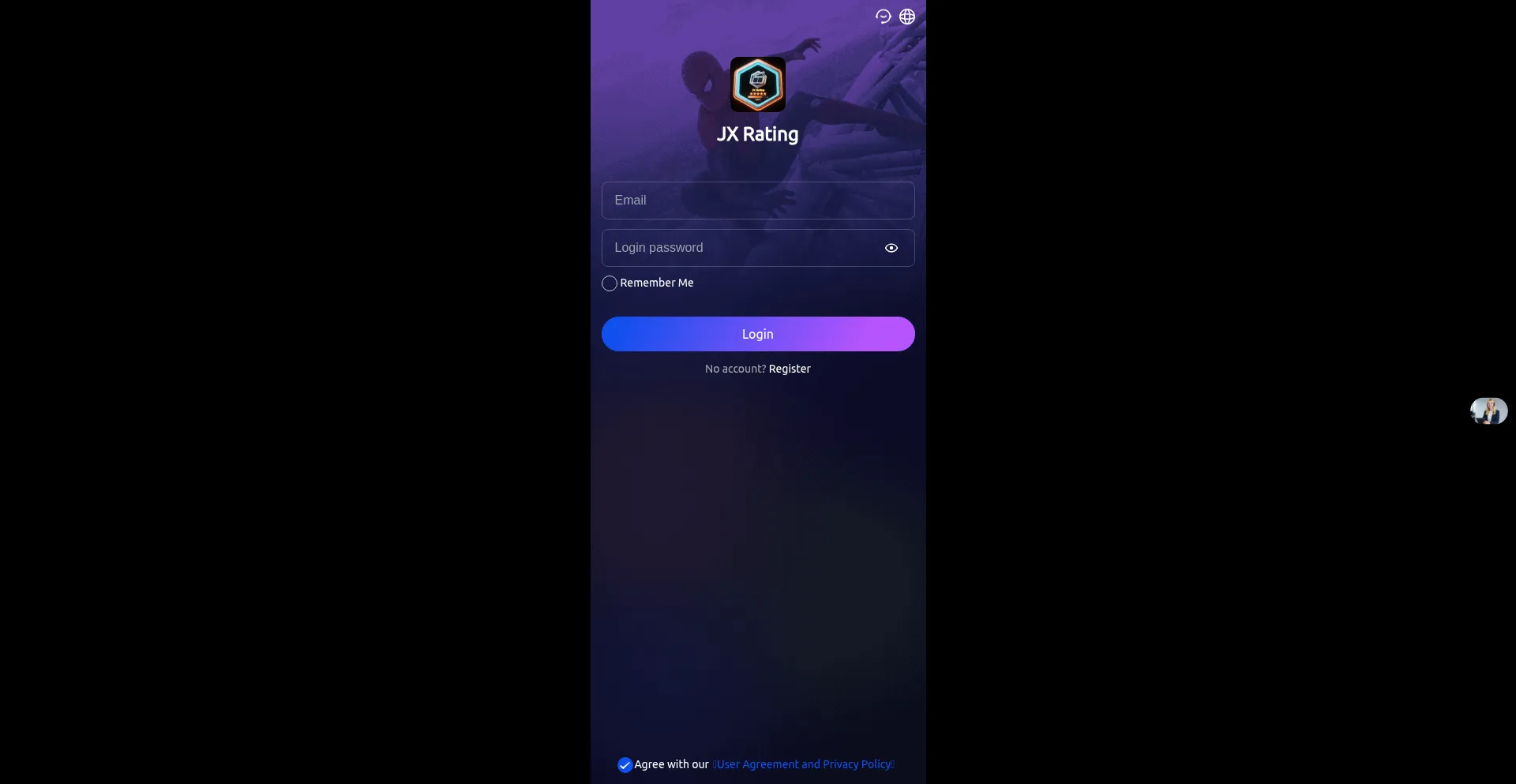 Jxrating.net Screenshot