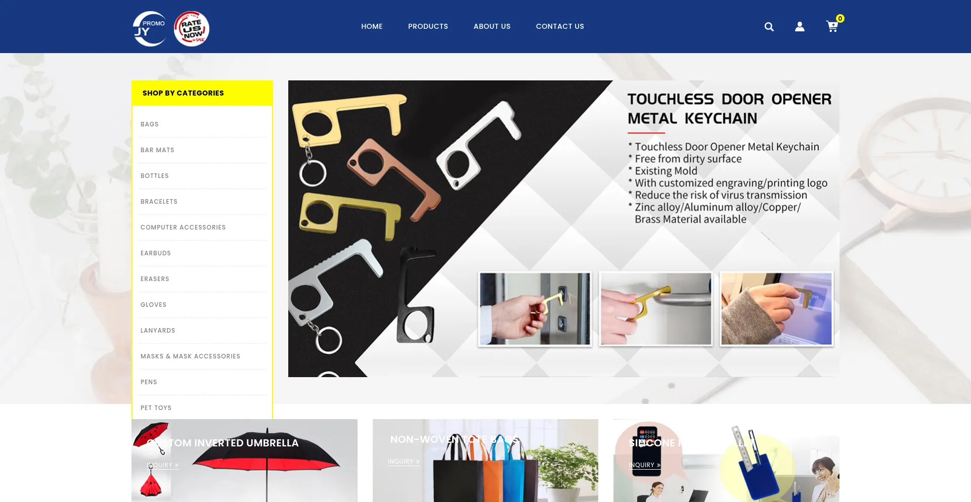 Website screenshot of Jypromo.com