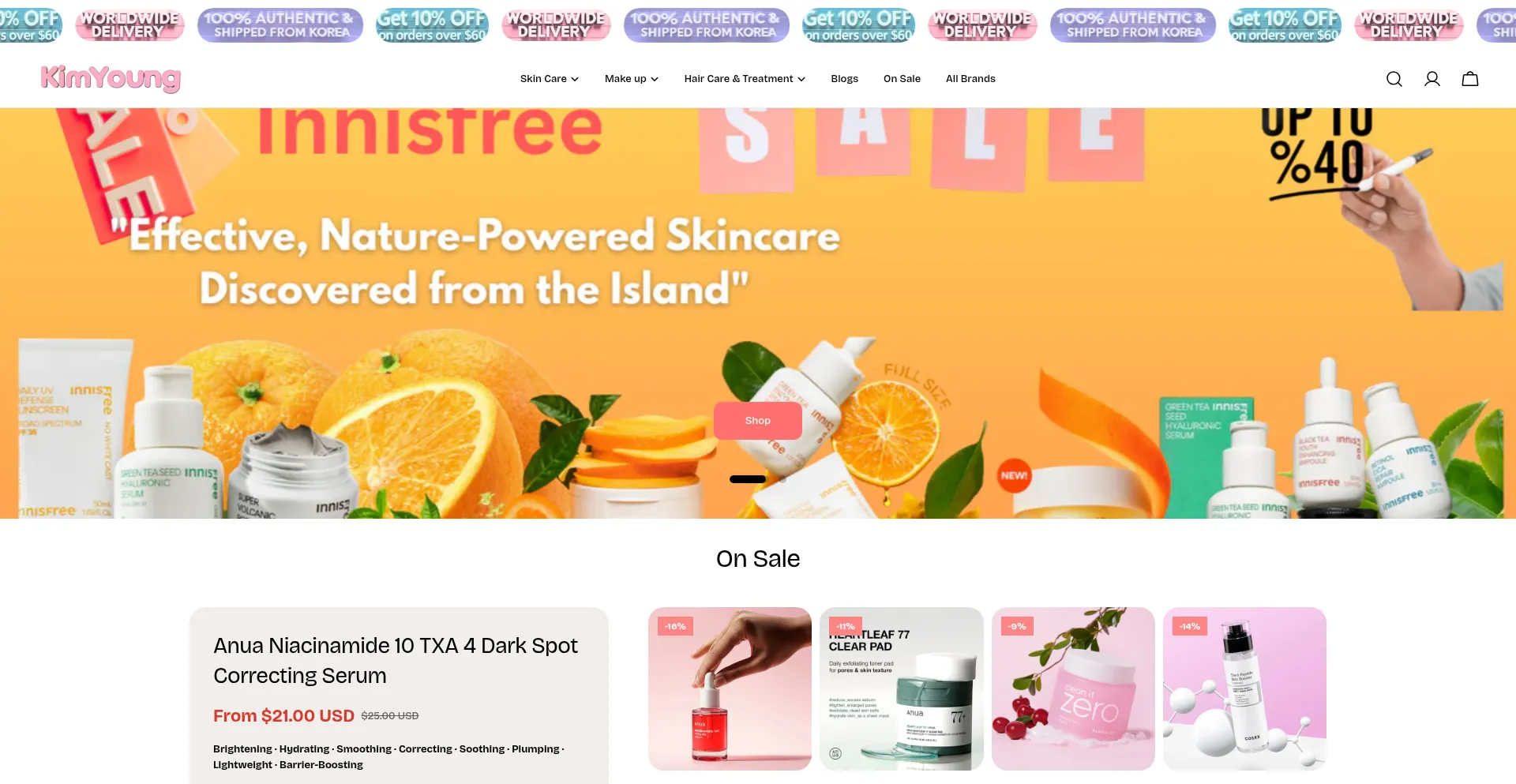 K-beauty.co Screenshot