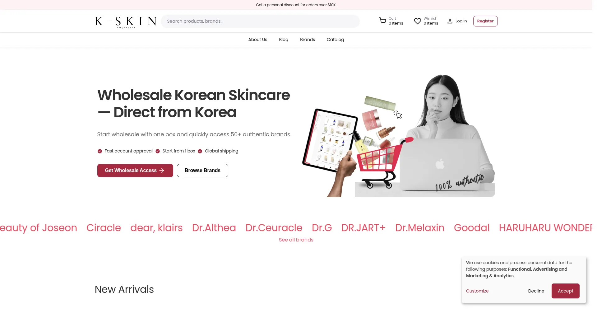 K-skin-wholesale.com