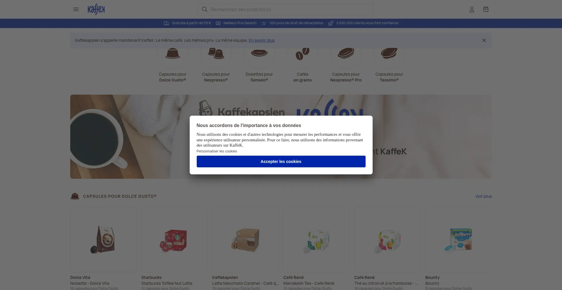 ¿És Seguro y Confiable Kaffek.fr?
