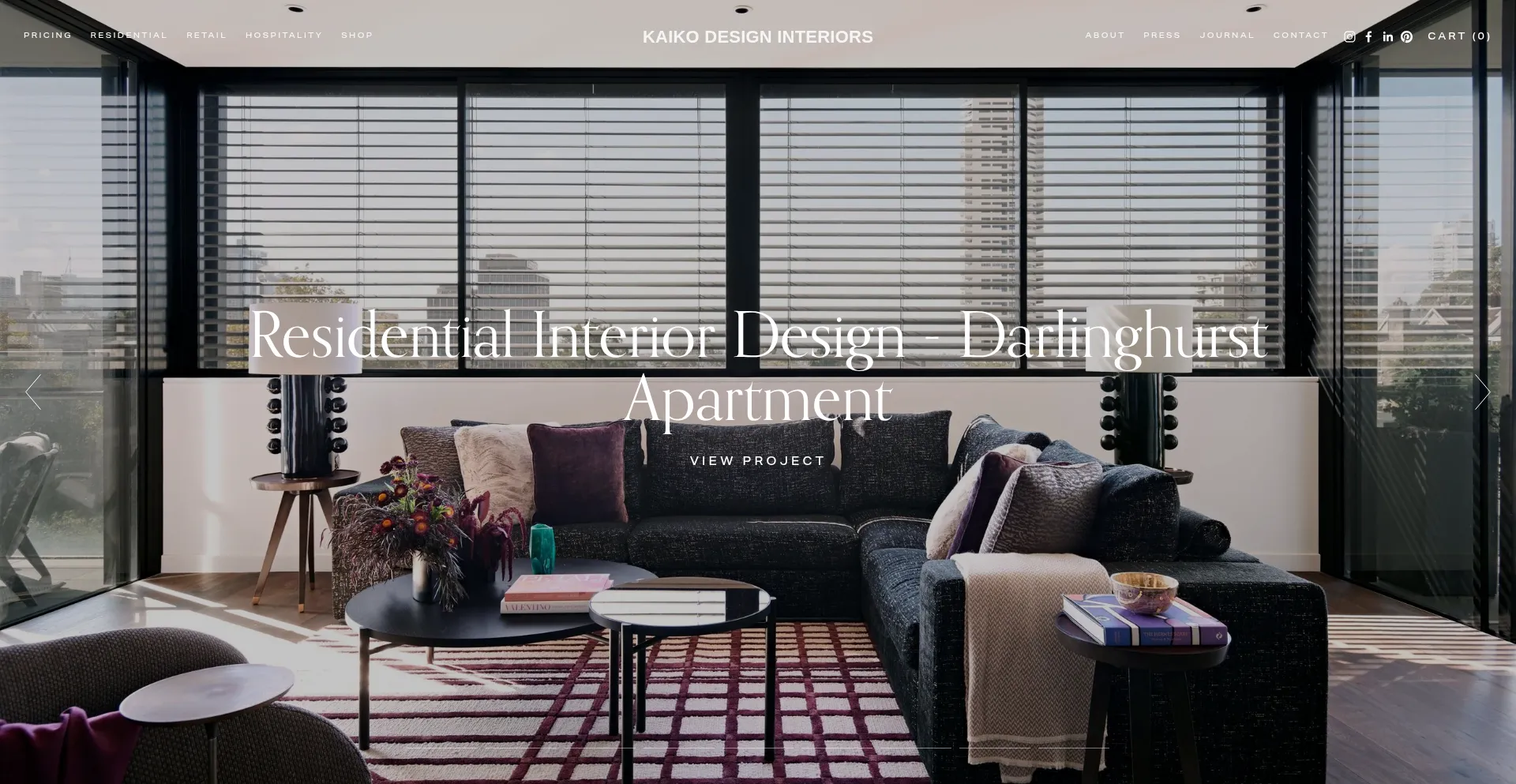Website screenshot of Kaikodesign.com.au