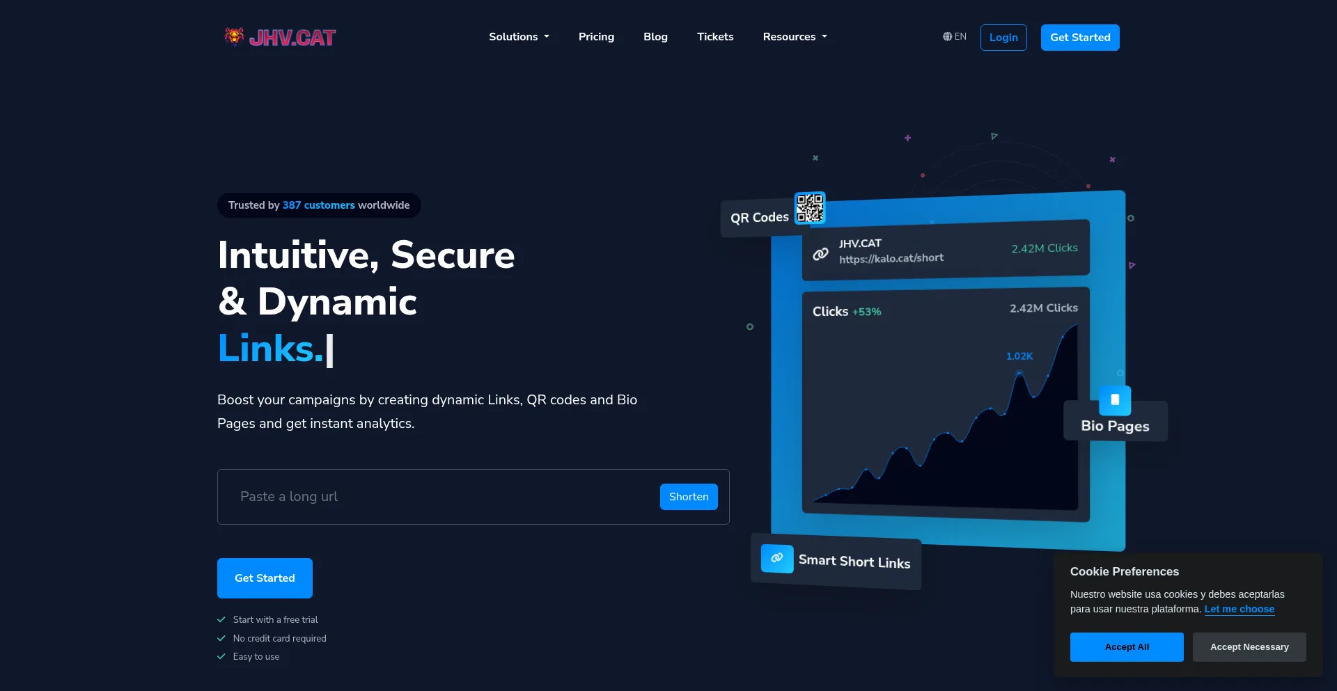 Website screenshot of Kalo.cat