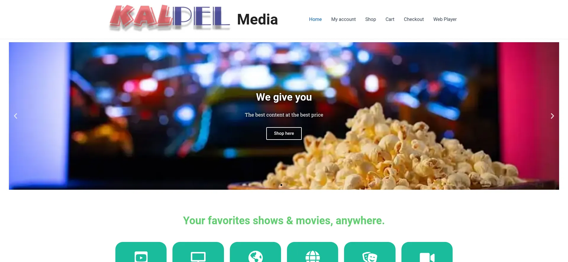 Website screenshot of Kalpel.net