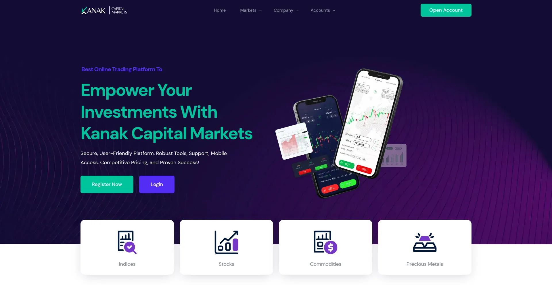 Kanakmarkets.com Screenshot