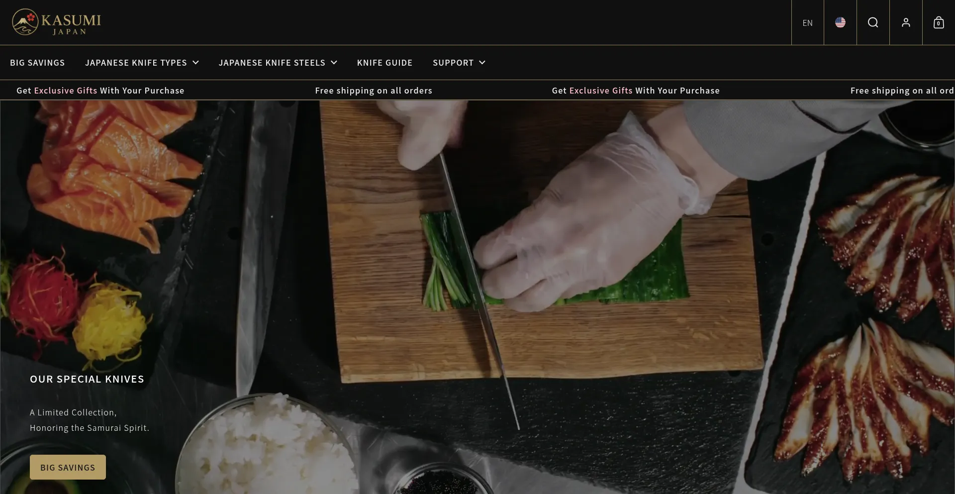 Website screenshot of Kasumijapan.com