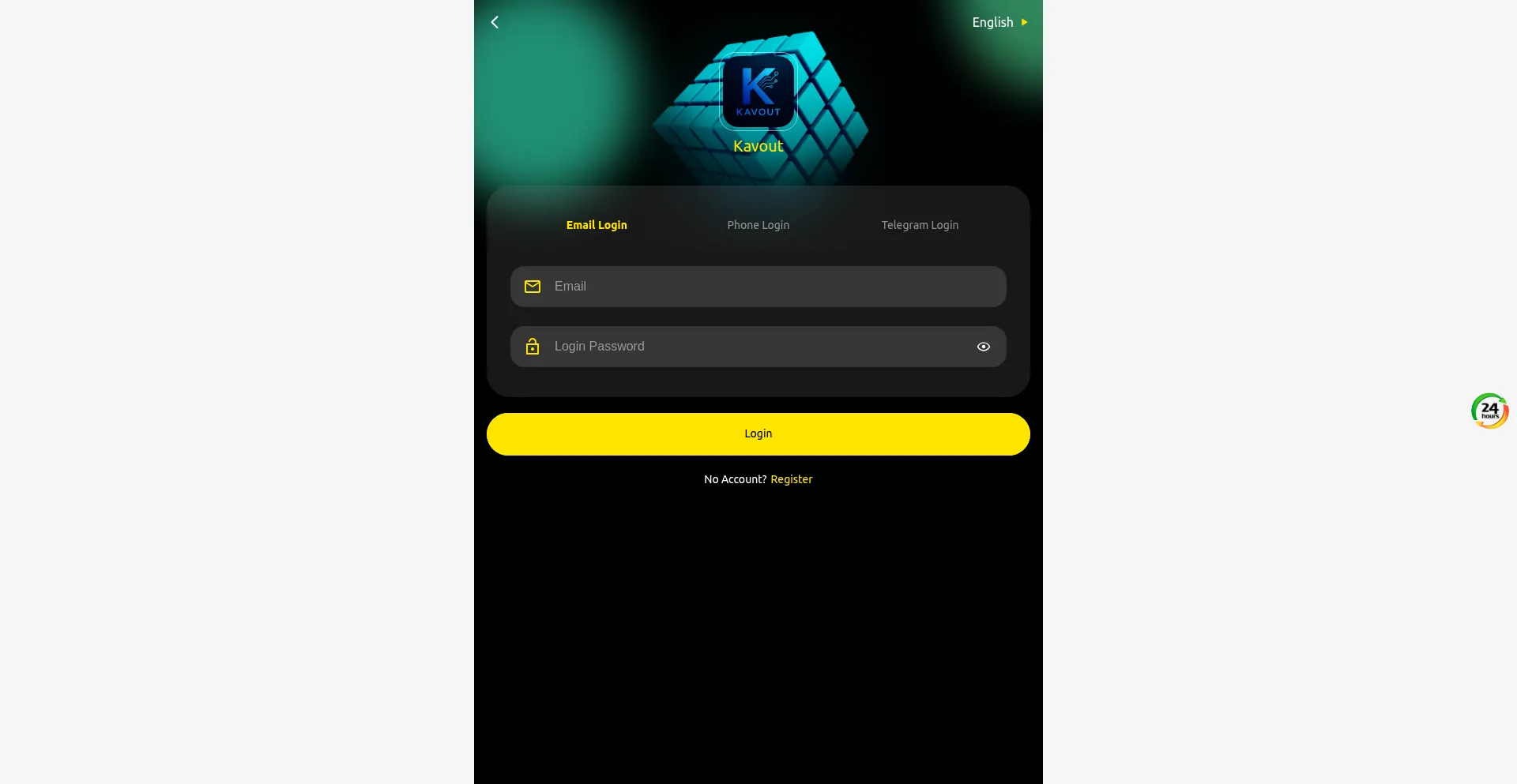 Website screenshot of Kavoutt.top