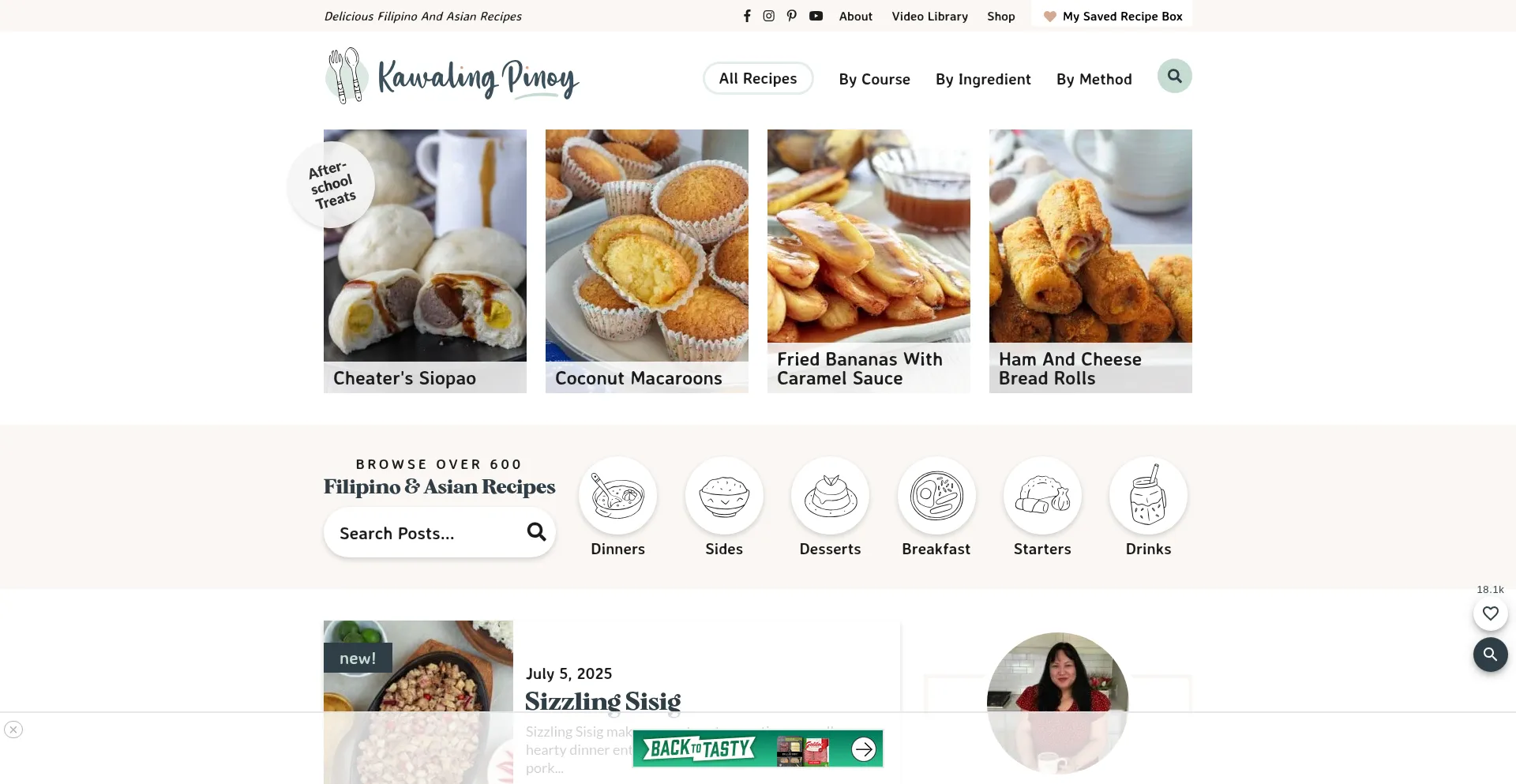 Website screenshot of Kawalingpinoy.com