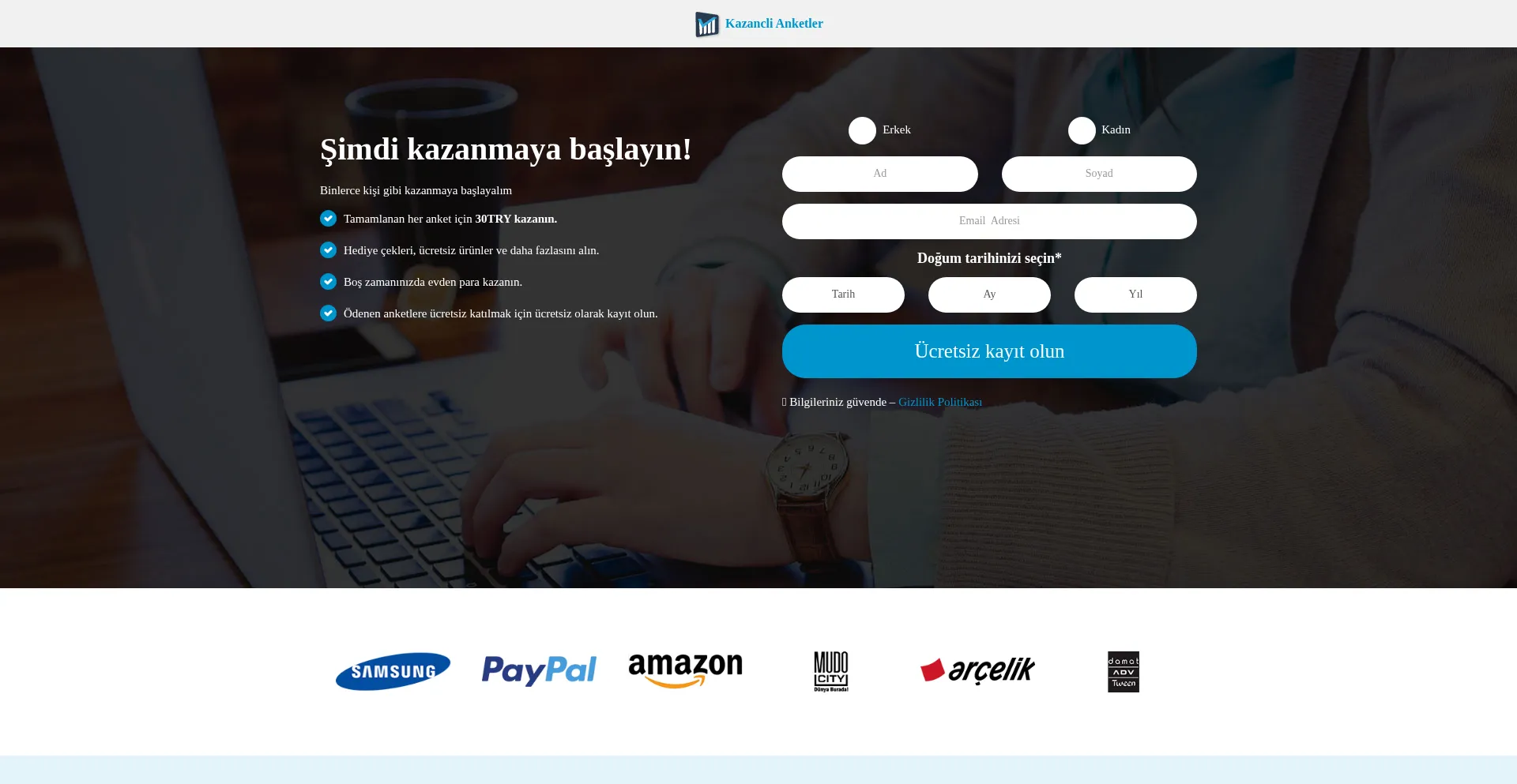 Kazanclianketler.net Screenshot