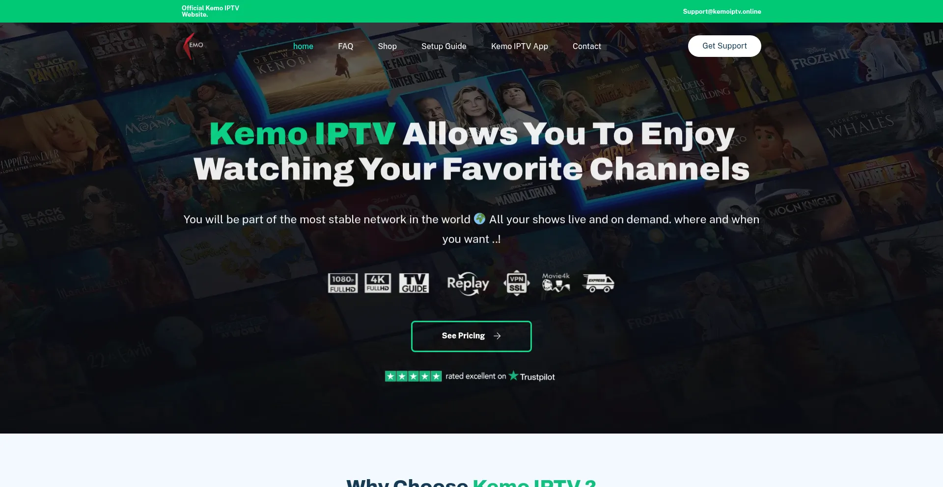 ¿És Seguro y Confiable Kemoiptv.org?