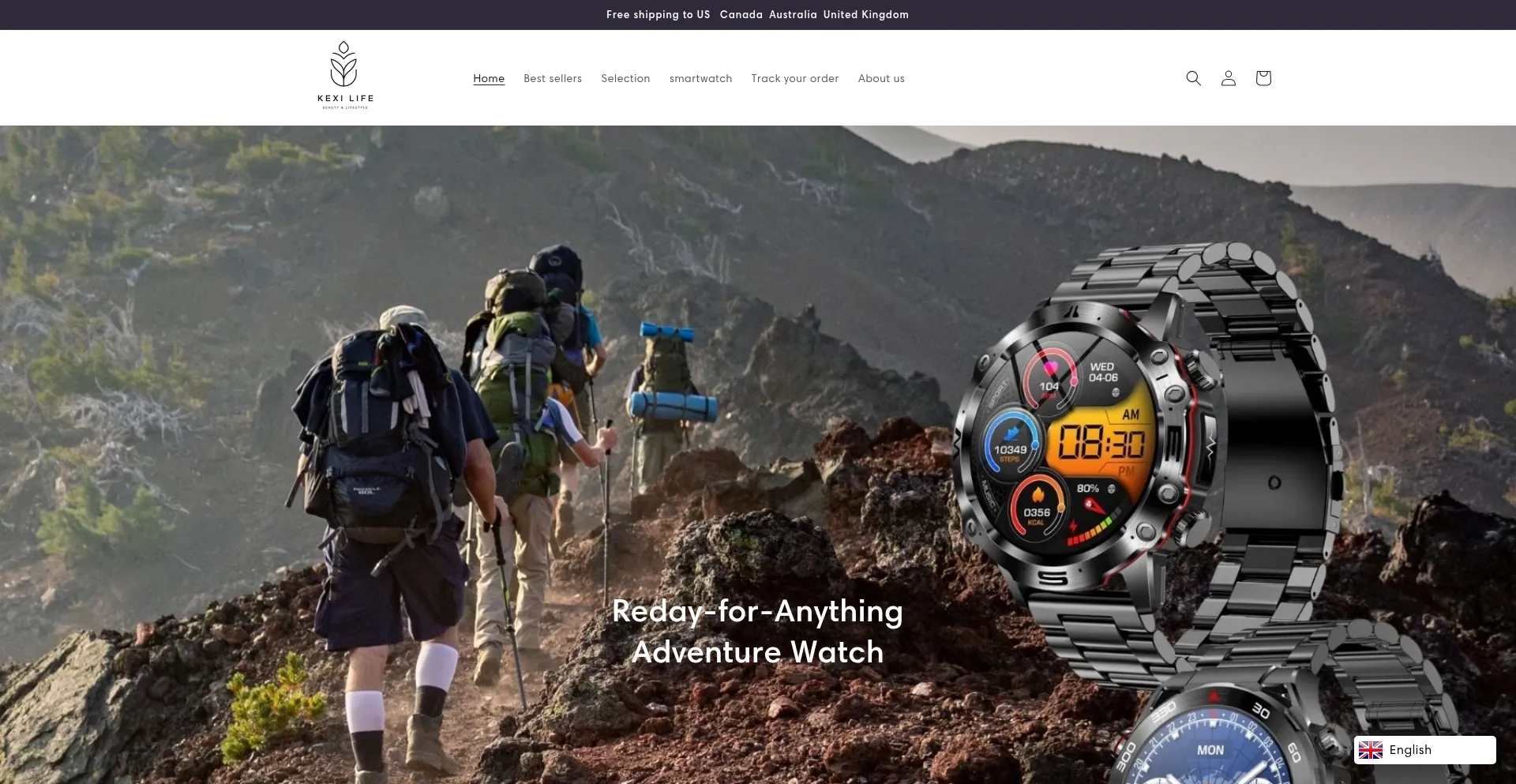 Website screenshot of Kexi-life.com