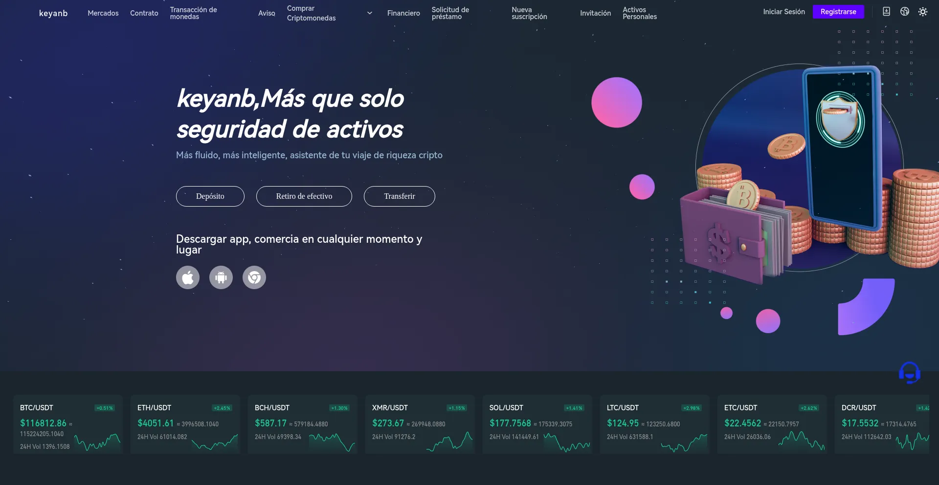 Website screenshot of Keyanb.co