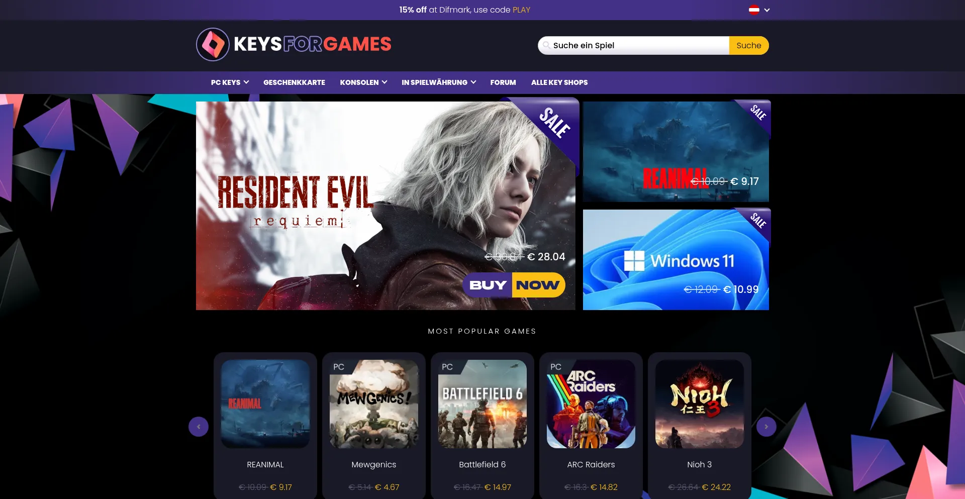 Keysforgames.at