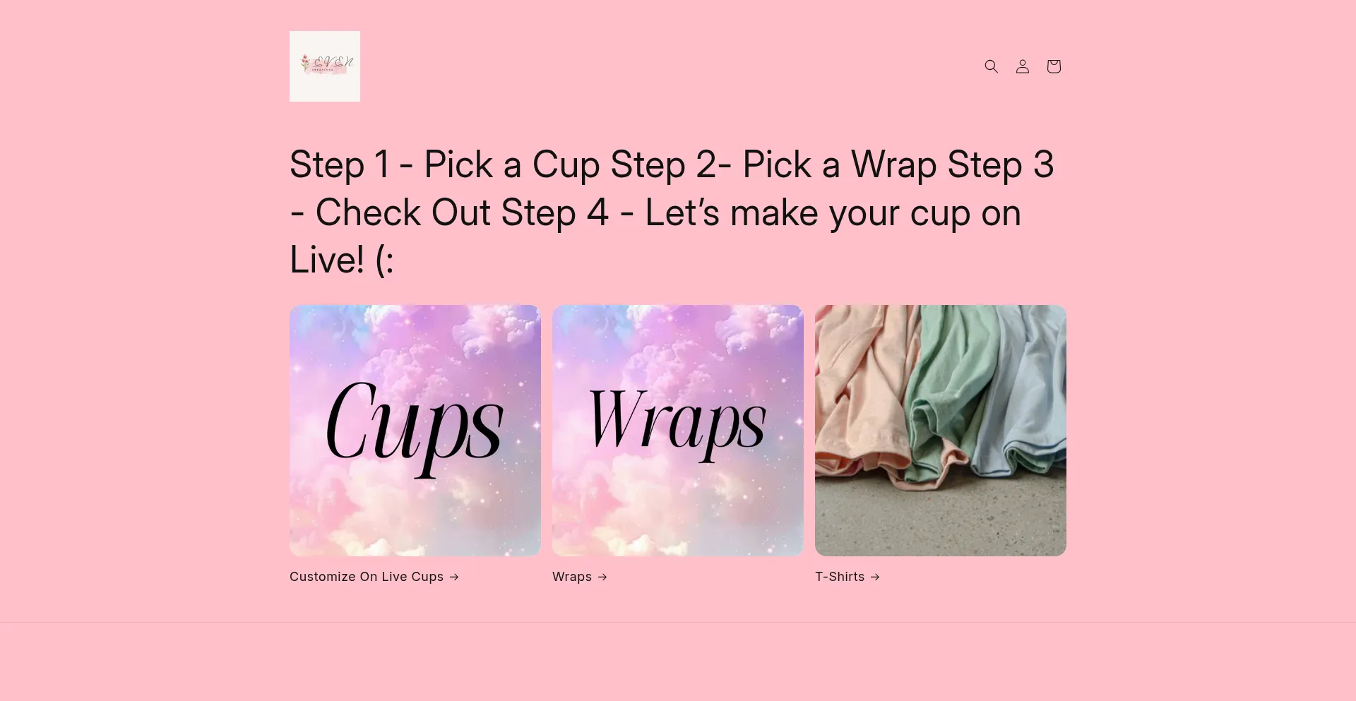 Website screenshot of Kf3fi1-ez.myshopify.com