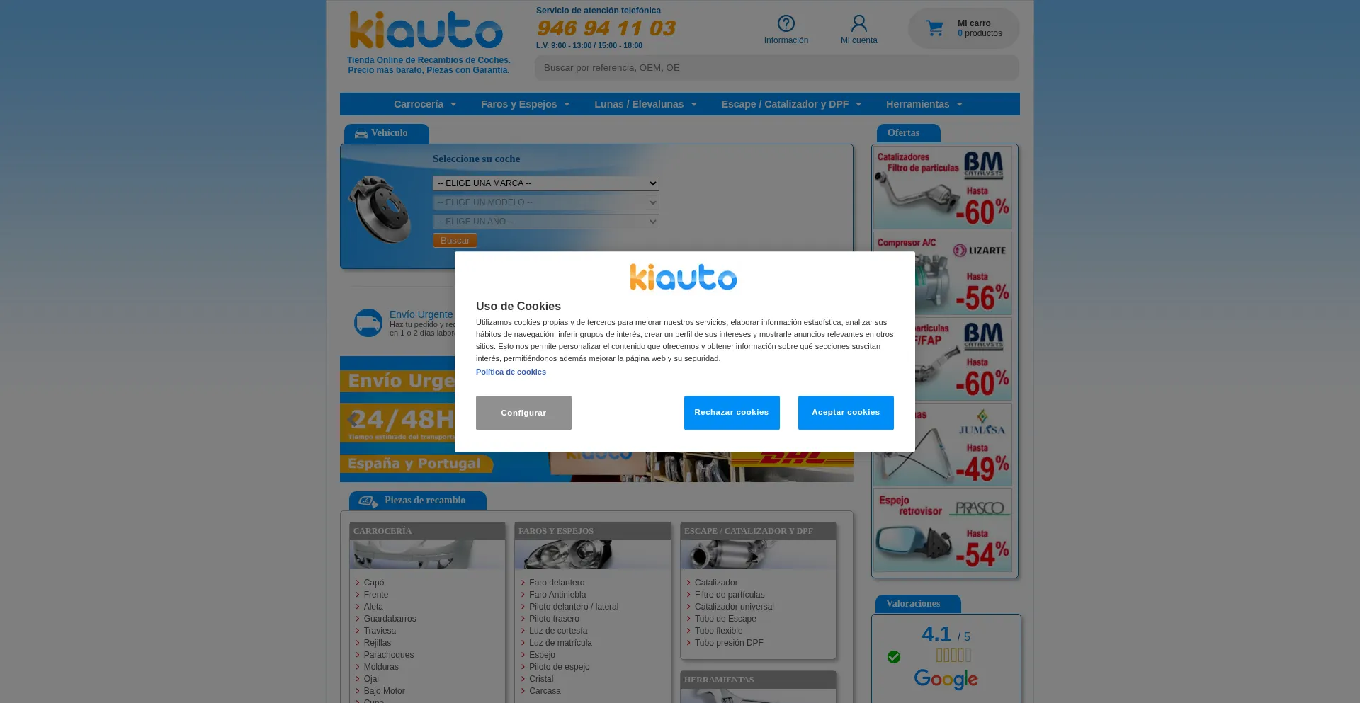Kiauto.es Screenshot