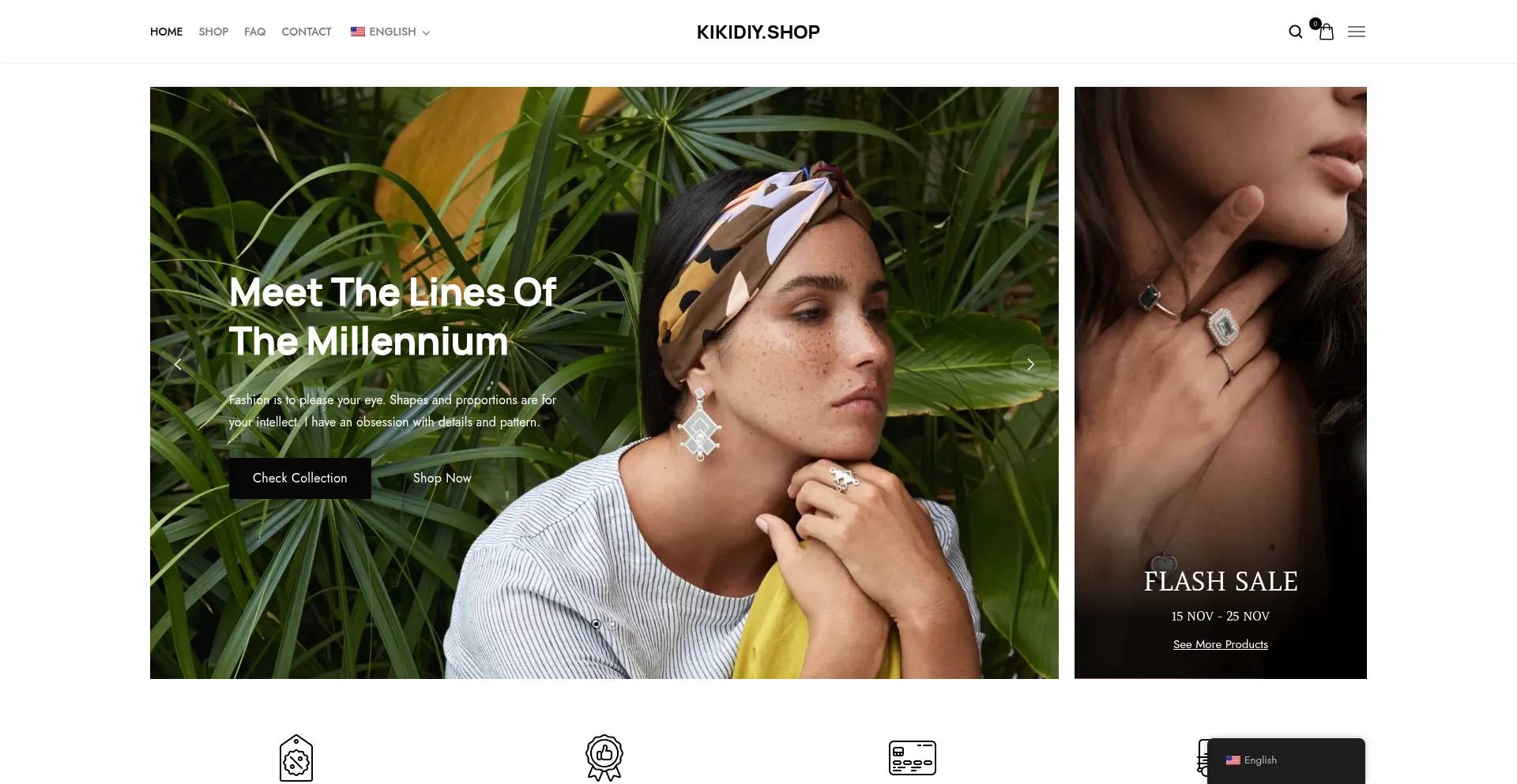 Website screenshot of Kikidiy.shop