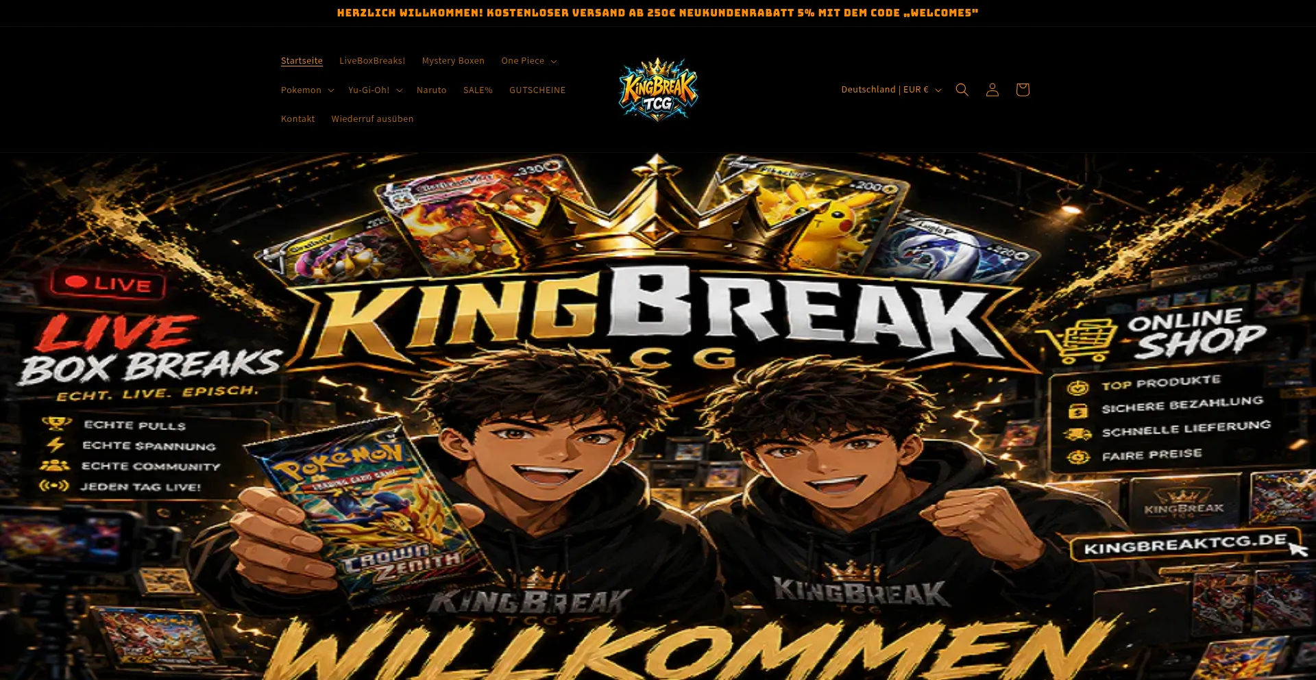 Kingbreaktcg.com