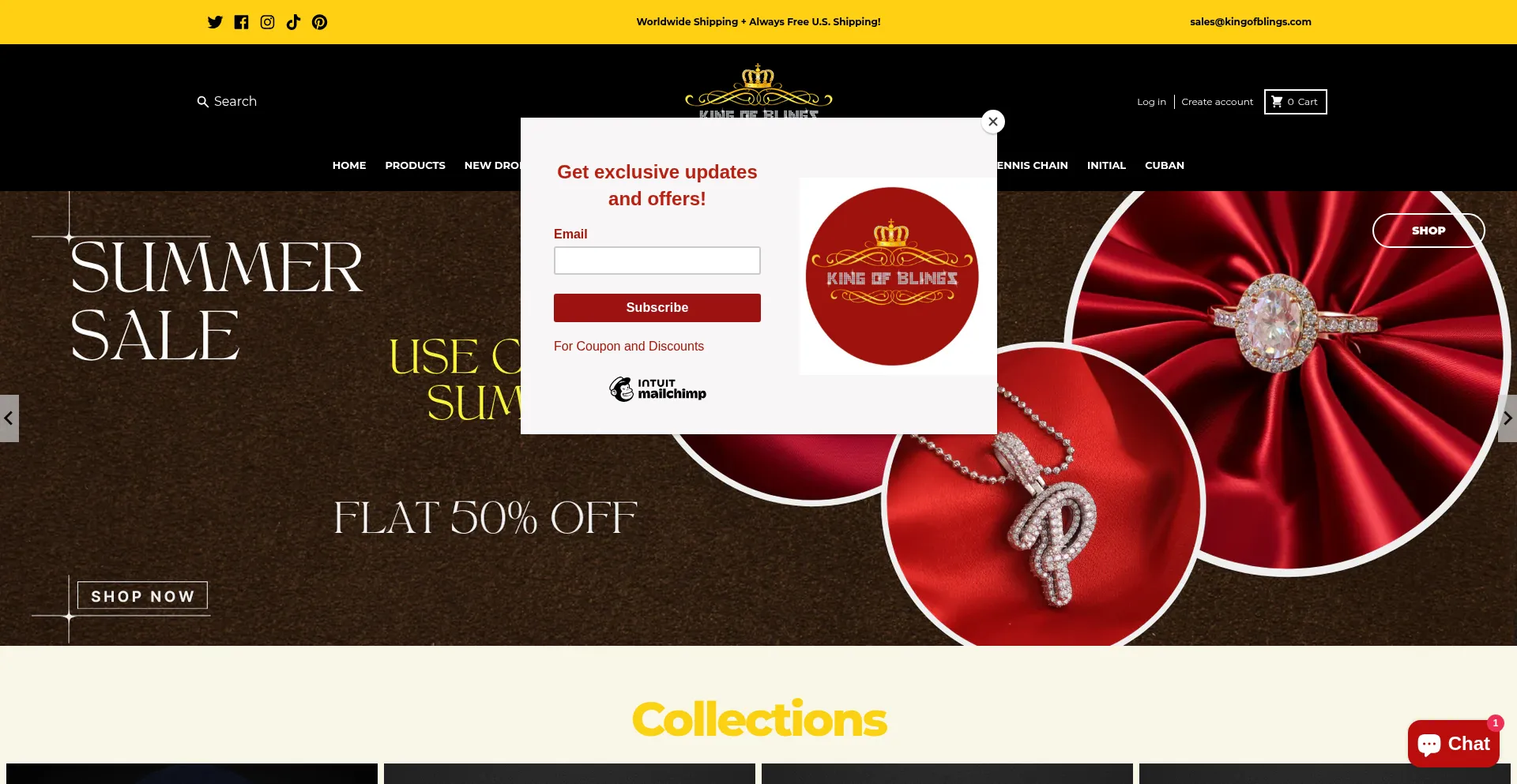 Kingofblings.com Screenshot