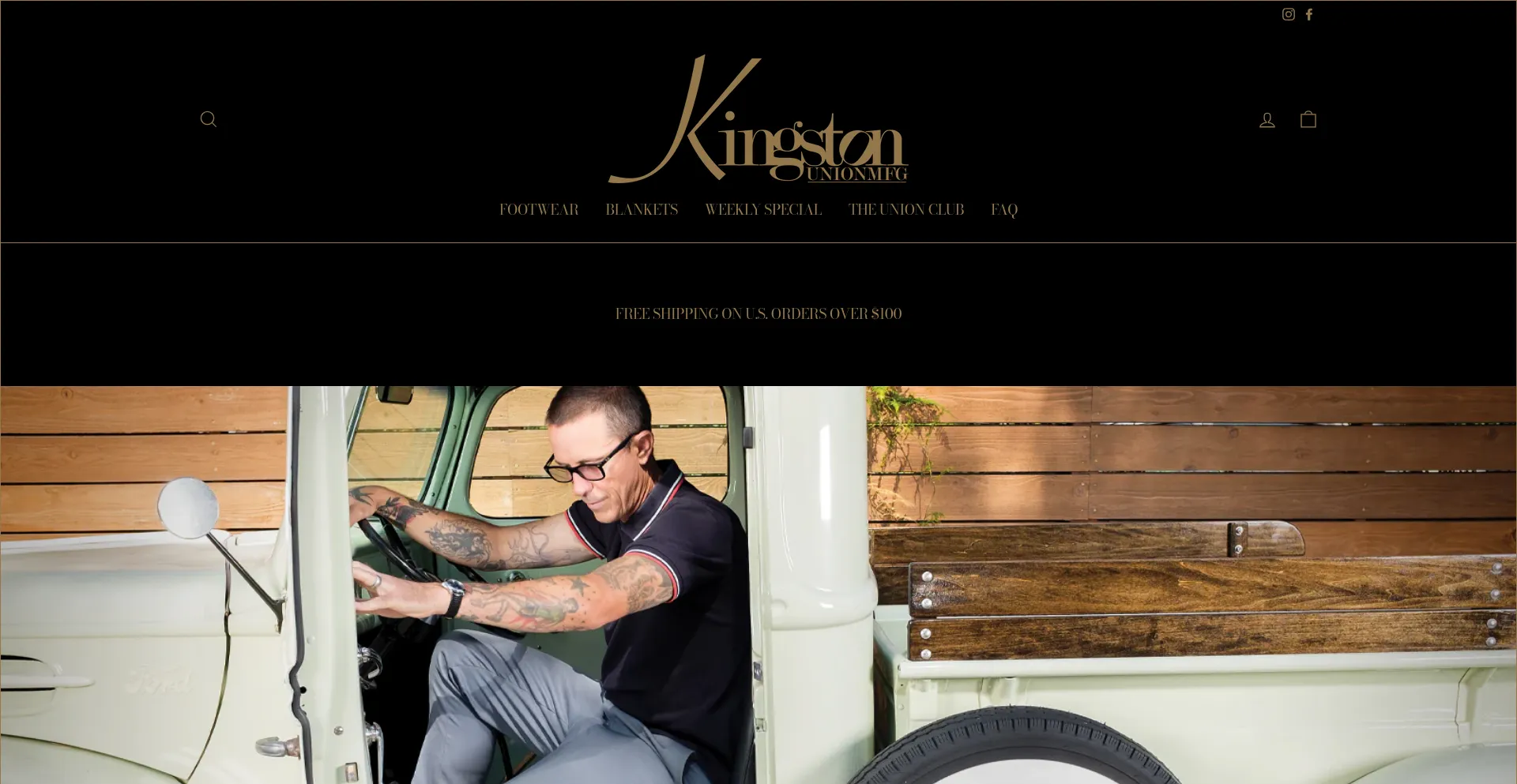 Website screenshot of Kingstonunionmfg.com