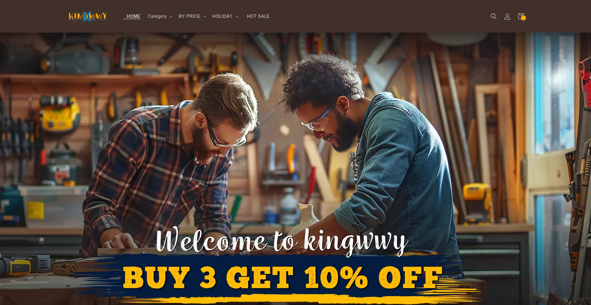 Website screenshot of Kingwwy.com