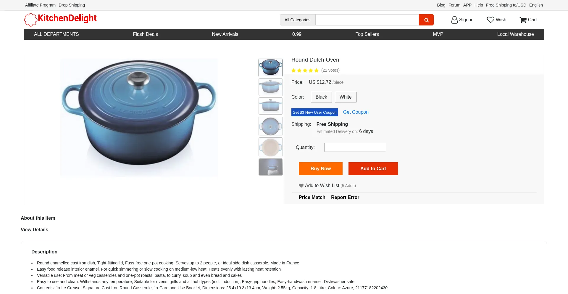 ¿És Seguro y Confiable Kitchendelightkw.com?