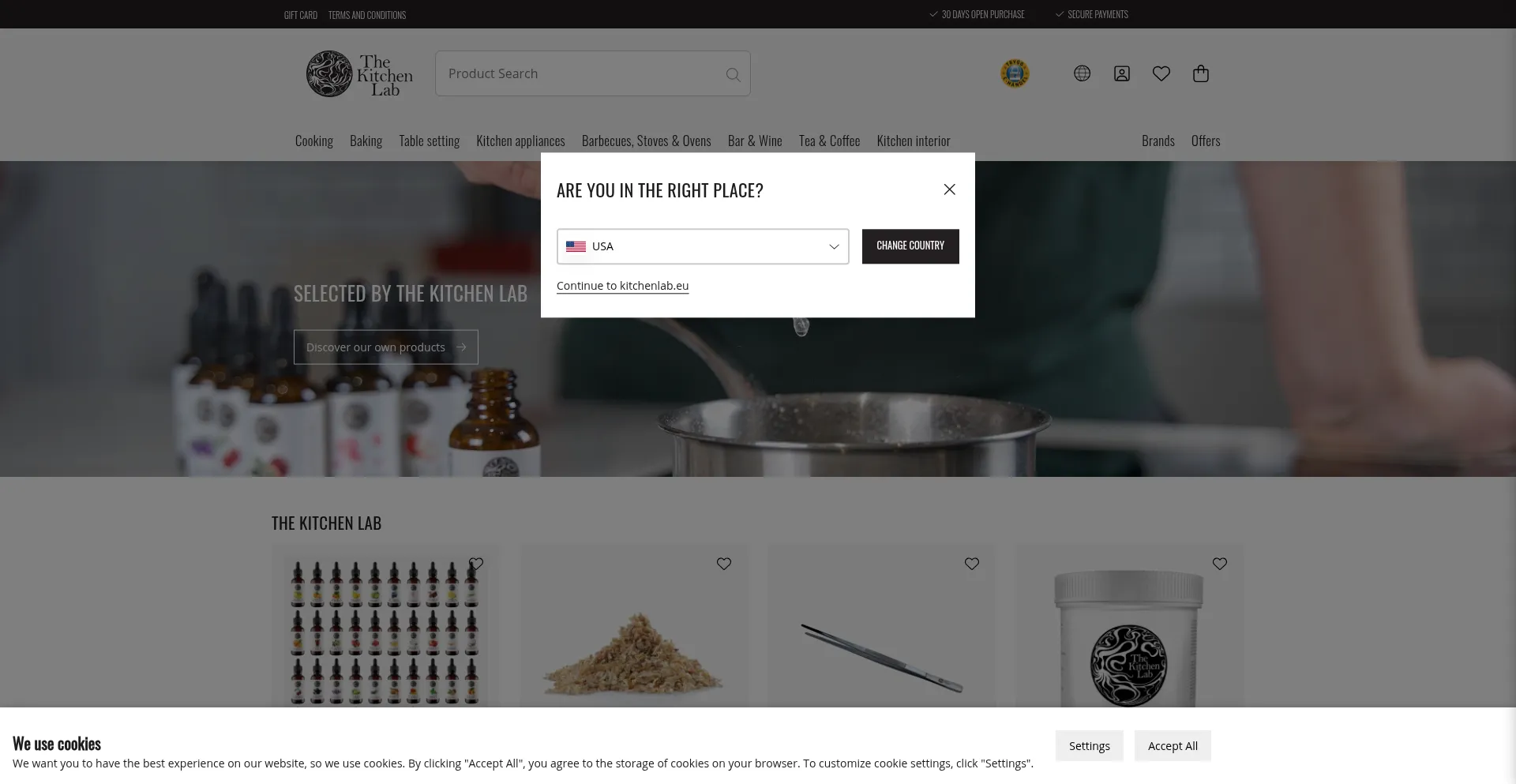 ¿És Seguro y Confiable Kitchenlab.eu?