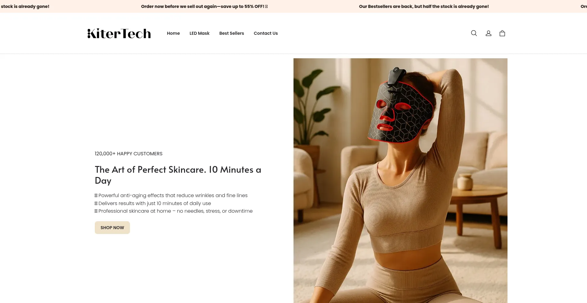 ¿És Seguro y Confiable Kitertech.com?