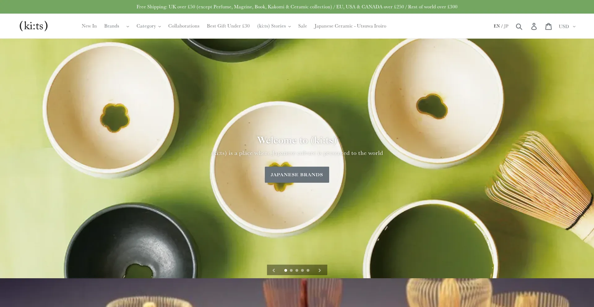 Website screenshot of Kits-london.com