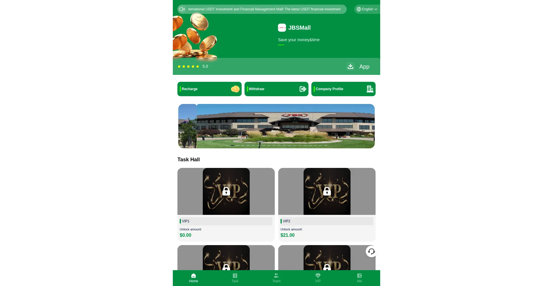 Website screenshot of Kjbsd.com
