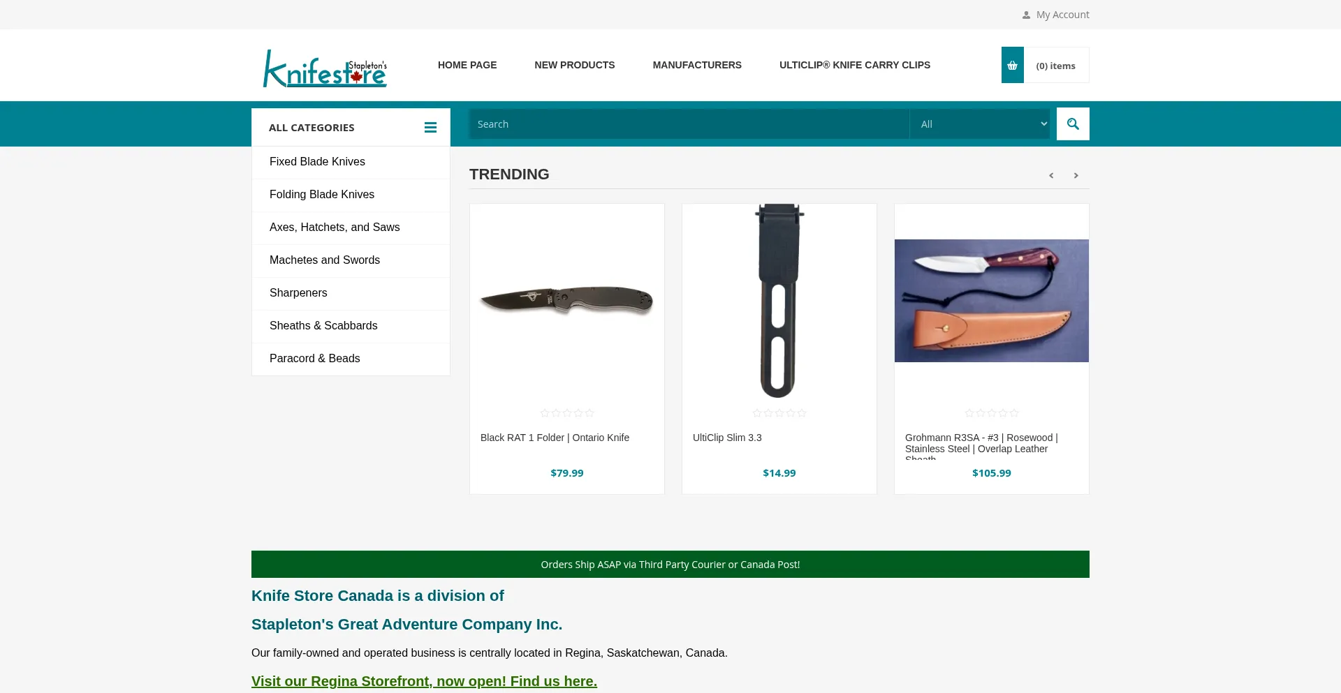 Knifestorecanada.ca