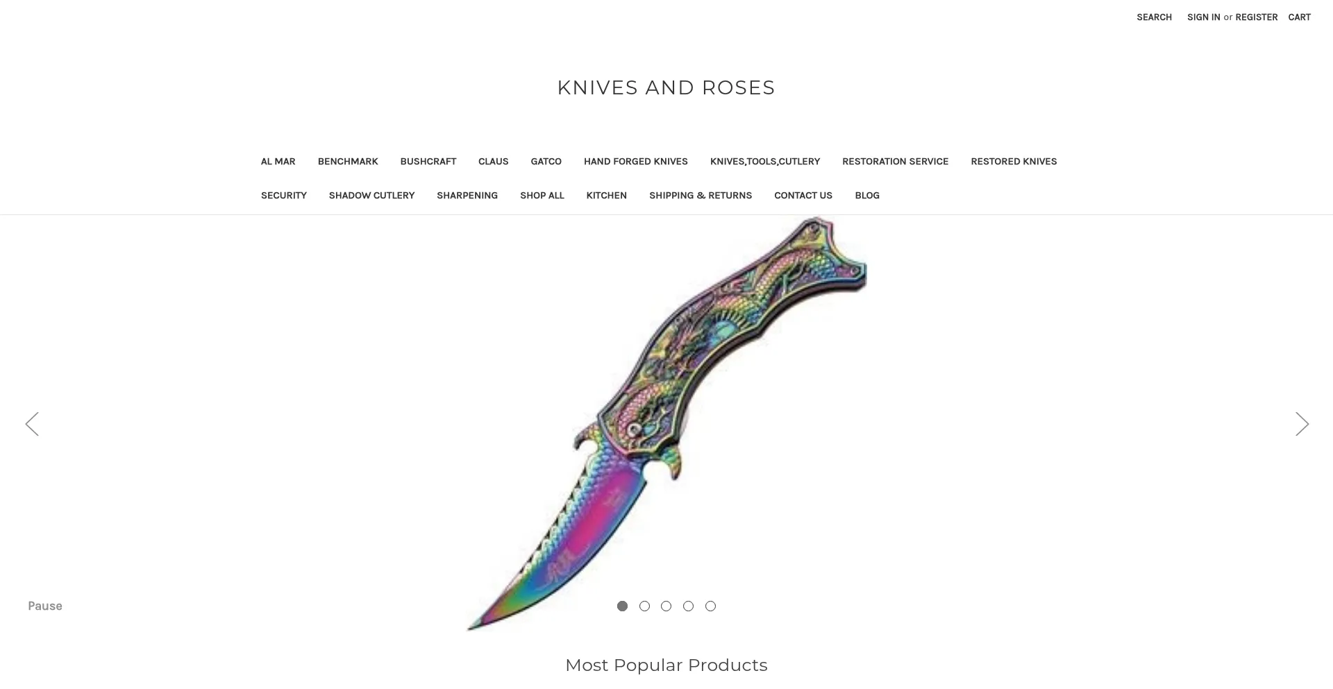 Knivesroses.com