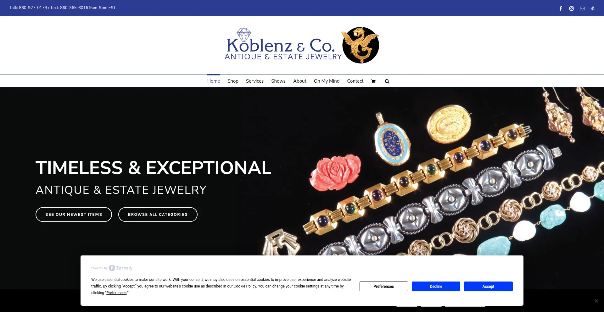 ¿És Seguro y Confiable Koblenzestatejewelry.com?