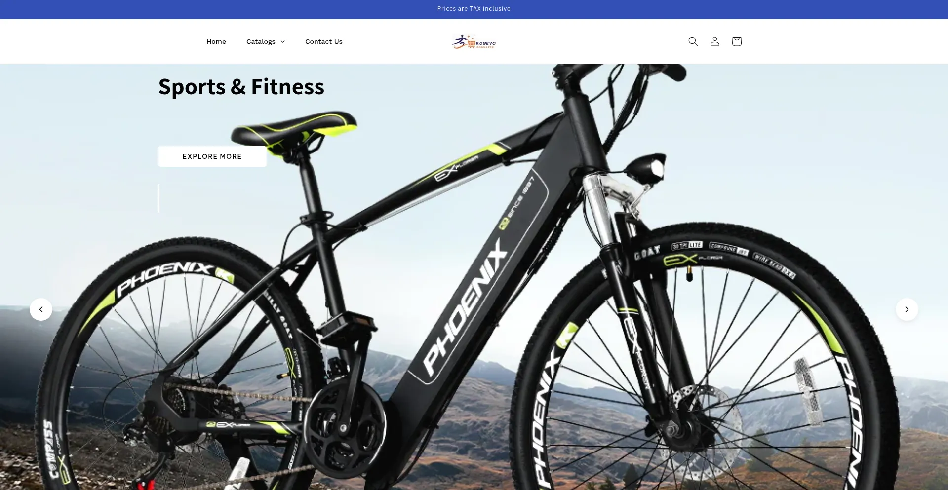 Website screenshot of Kogevo.com