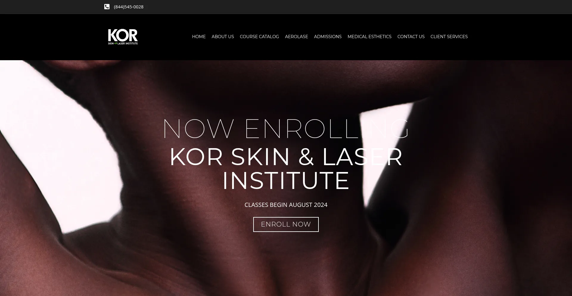 Korbeautyacademy.org Screenshot
