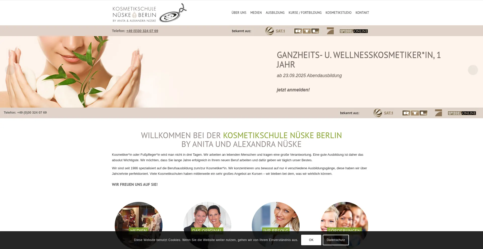 ¿És Seguro y Confiable Kosmetikschule-berlin.de?