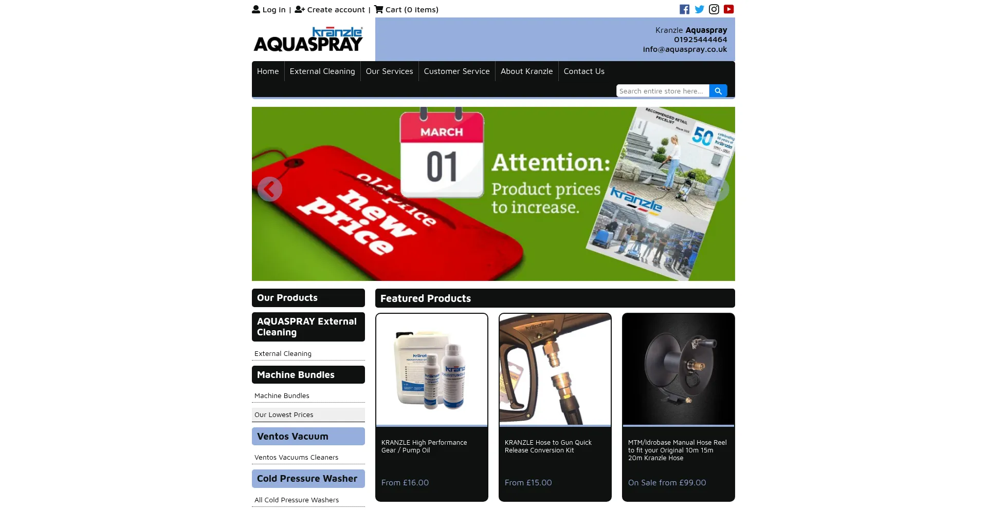 ¿És Seguro y Confiable Kranzle-pressure-washers.co.uk?