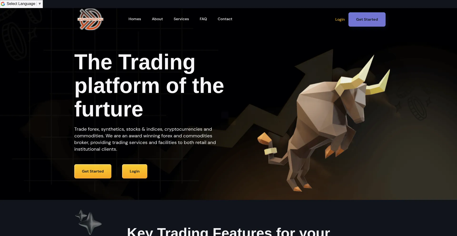Website screenshot of Krestechconnect.com