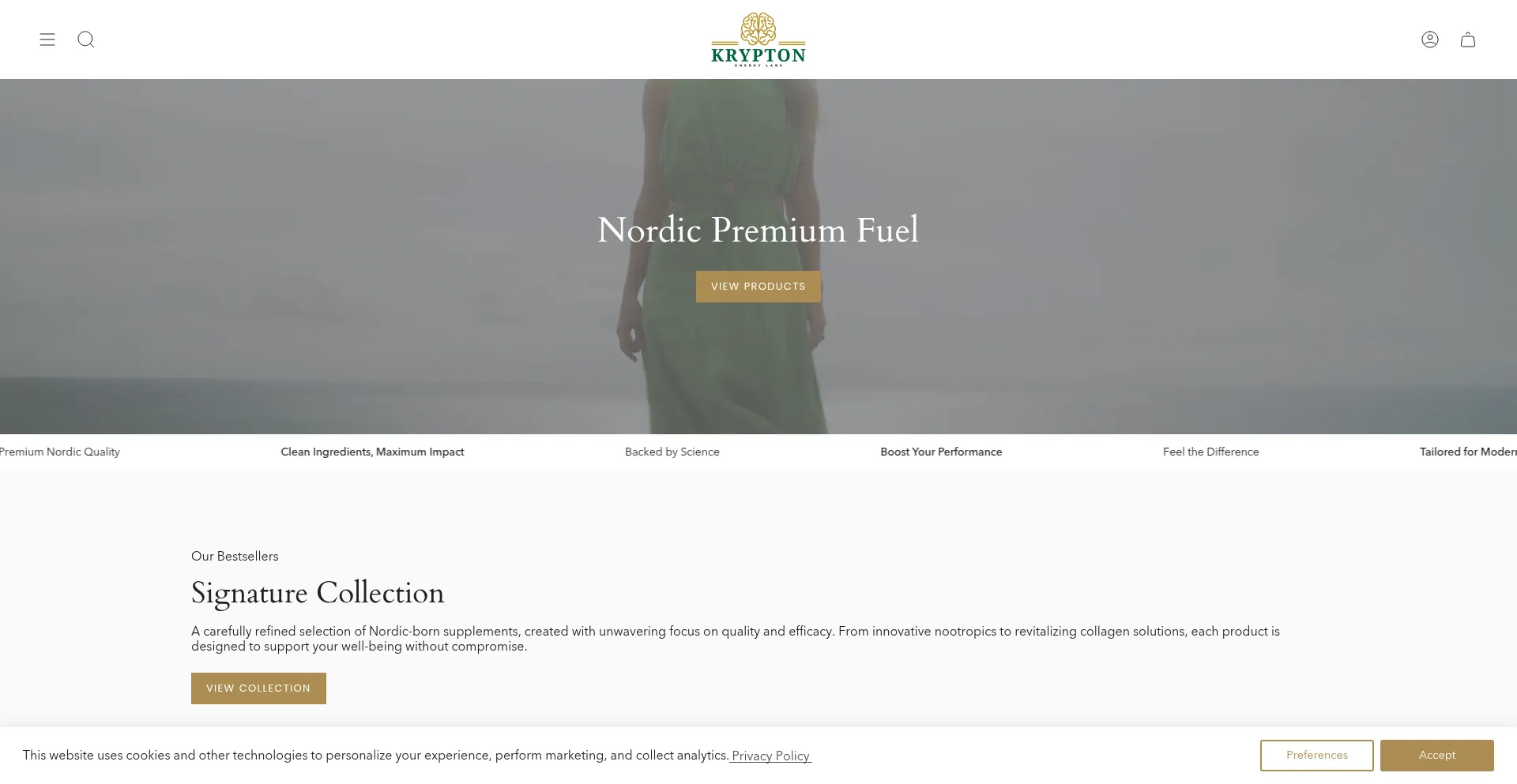 Website screenshot of Kryptonenergylabs.com
