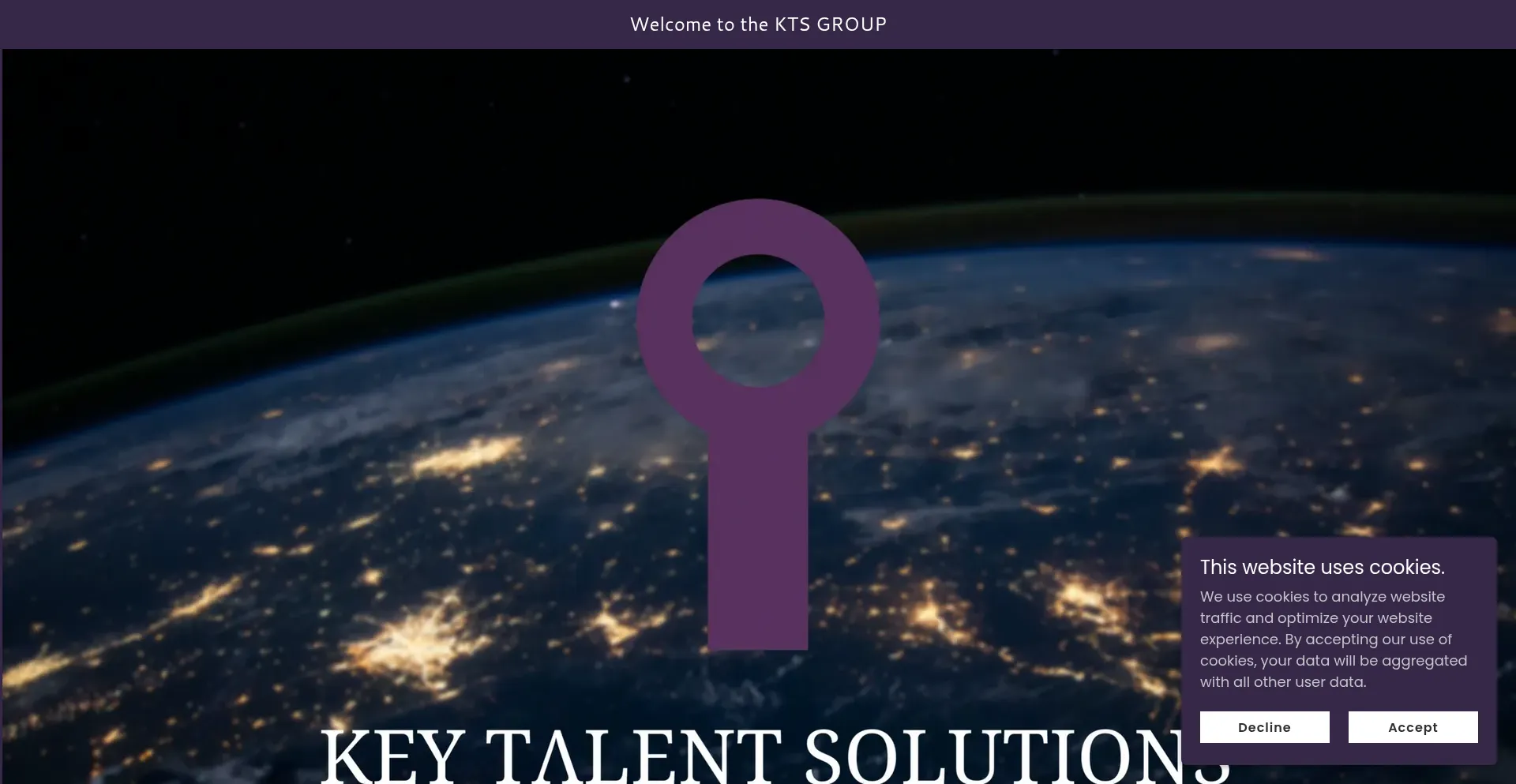 Website screenshot of Kts-group.co
