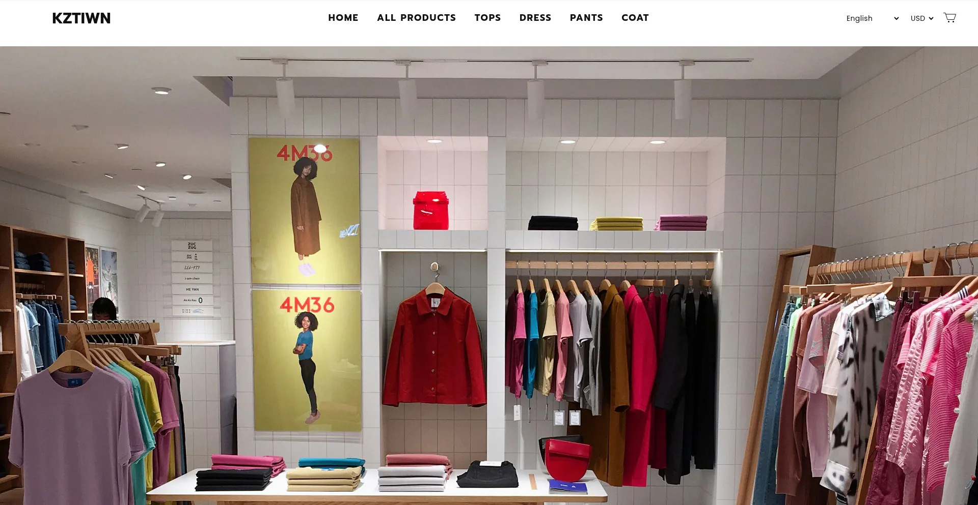 Website screenshot of Kztiwn.com