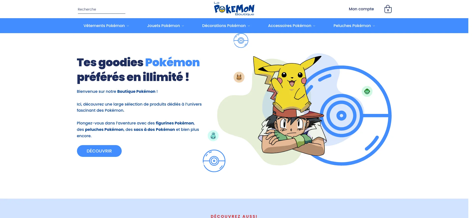 Website screenshot of La-pokemon-boutique.com