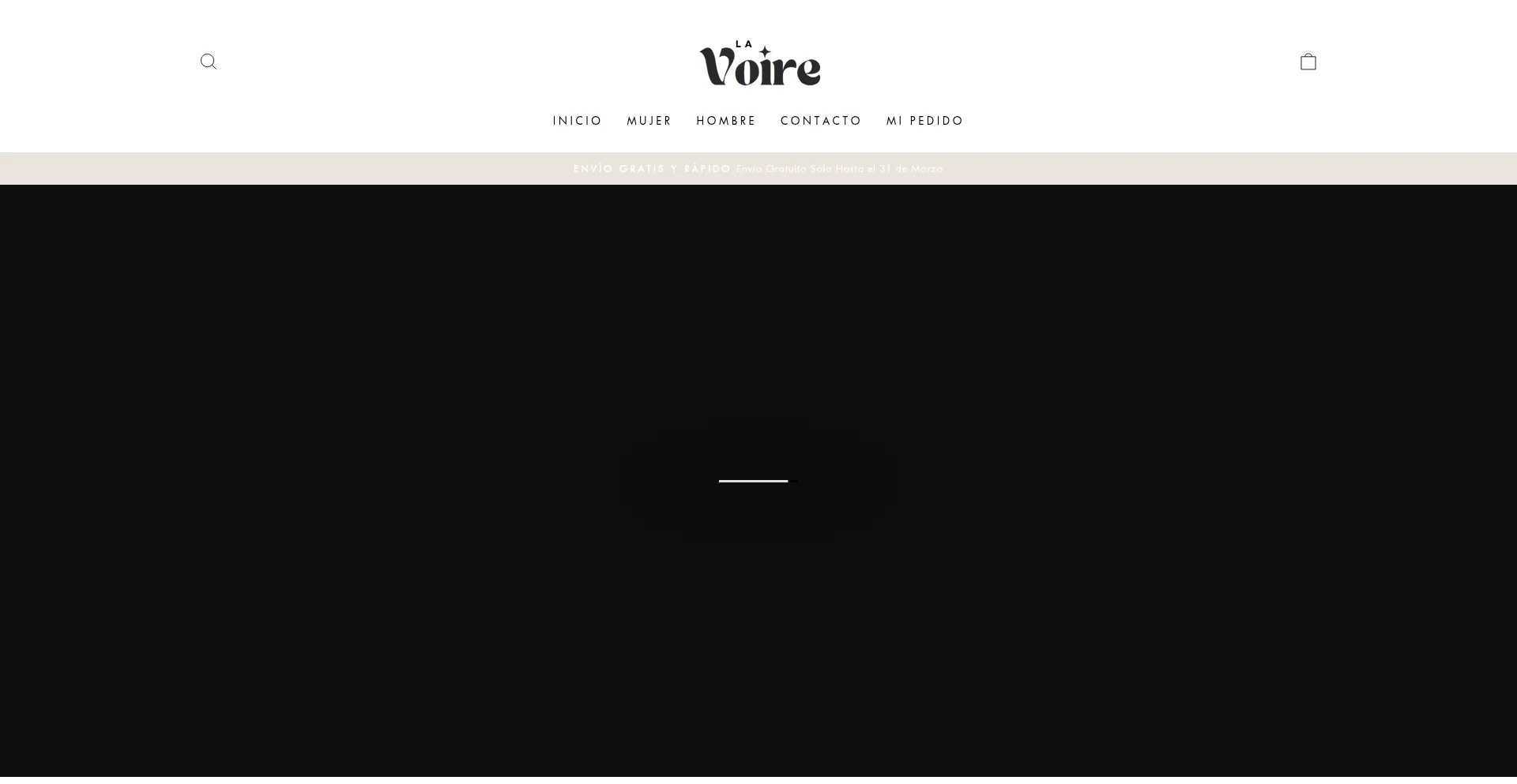 Website screenshot of La-voiremoda.cl