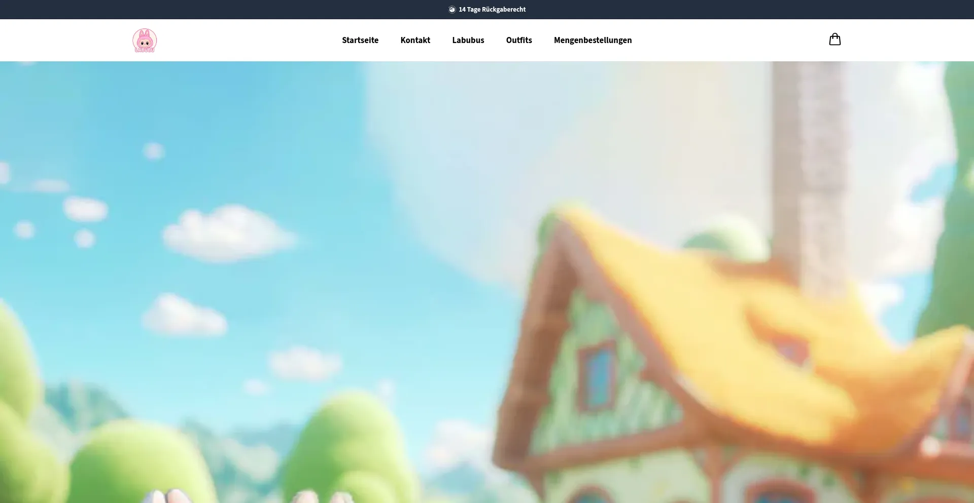 Website screenshot of Labubuofficials.de