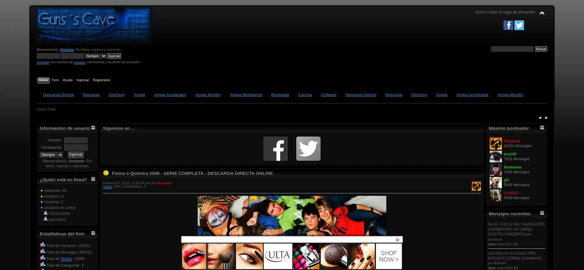 Lacuevadeguns.com Screenshot